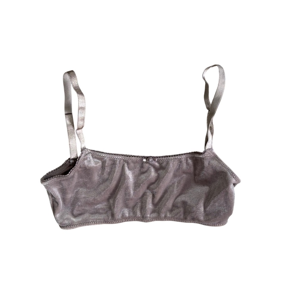Skims Velvet Swim Bandeau Top Umber Brown Bikini XXS BT-SCP-8324W NWT